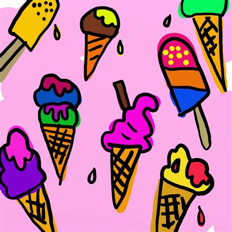 Cartoon Ice Cream Wallpaper (65+ images)