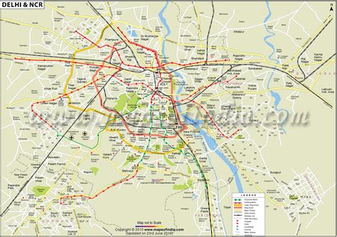 Delhi Map - India