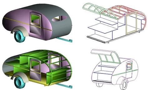 Teardrop Camper Plans – 11 Free DIY Trailer Designs (PDF Downloads ...