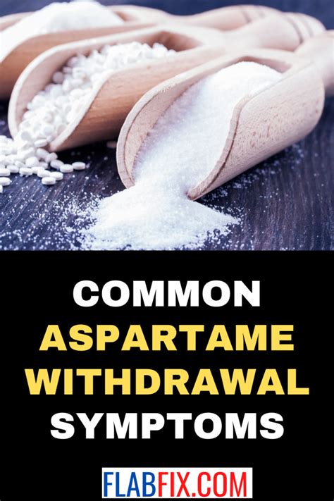 Common Aspartame Withdrawal Symptoms - Flab Fix