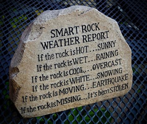 Weather forecasting stone – Artofit