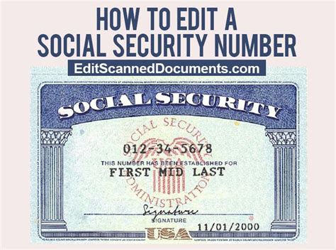 Social Security Card Font Generator - Cards Info