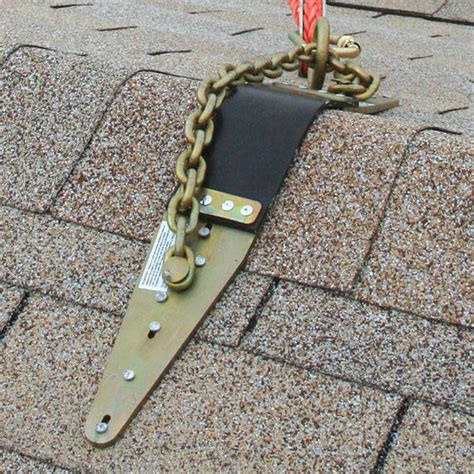 Reusable Rooftop Anchor - For sloped or flat wooden roofs - Easy nail ...