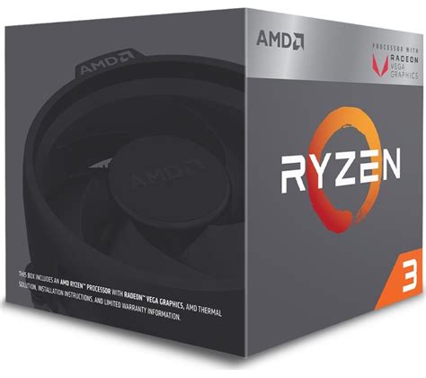 AMD Ryzen 3 2200G Processor Specs