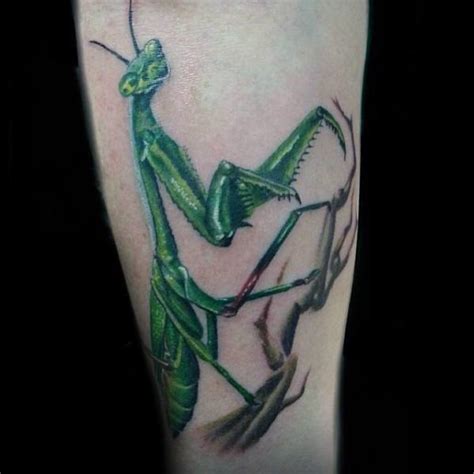 50 Praying Mantis Tattoo Designs For Men - Insect Ink Ideas