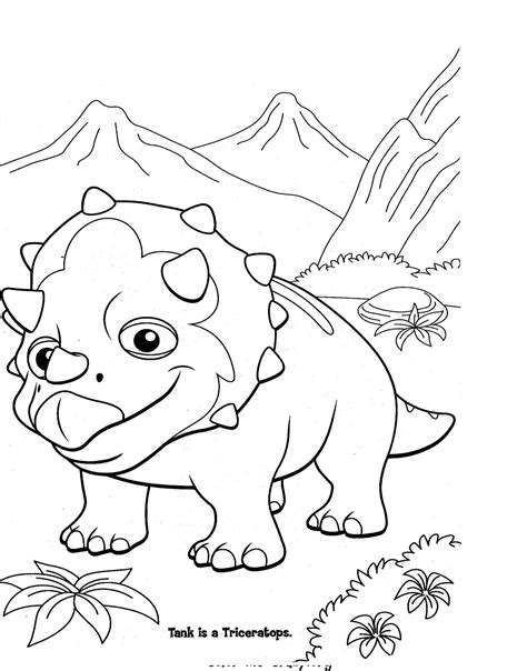 ColorMeCrazy.org: Dinosaur Train Coloring Pages