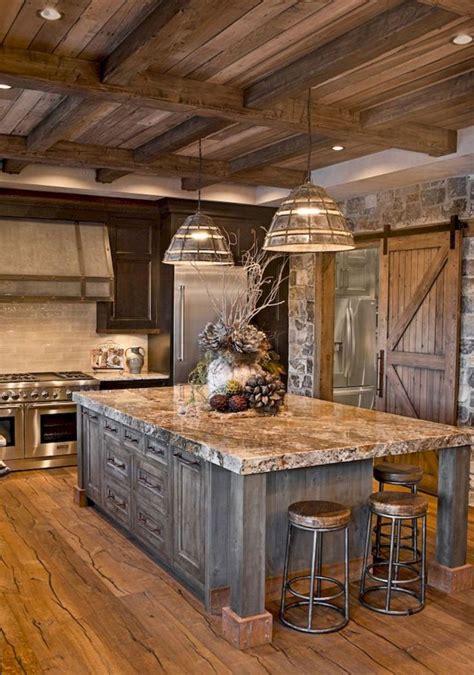 Rustic kitchen cabinet makeover ideas (64) - roomodeling | Rustic ...