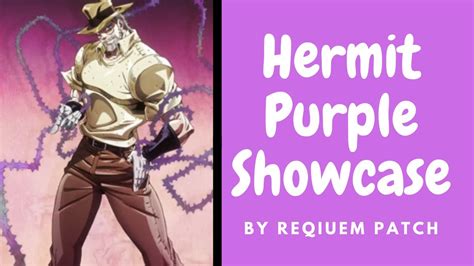 Hermit Purple Showcase - Your Bizarre Adventure | Requiem Patch - YouTube