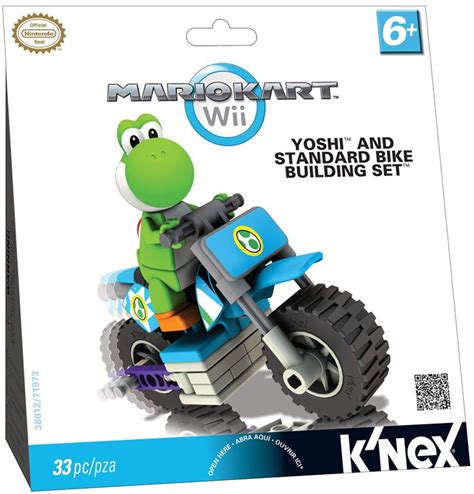 KNEX Super Mario Mario Kart Wii Yoshi Standard Bike Set 38012 - ToyWiz