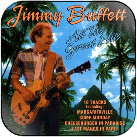 Jimmy Buffett Margaritaville Album Cover Sticker Album Cover Sticker