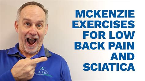 Mckenzie exercises for sciatica and low back pain #mckenzieexercises# ...