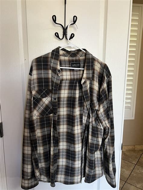 Valor Collective Tan Flannel Shirt | Grailed