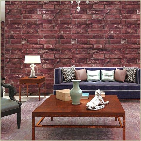 Living Room Ideas With Brick Wallpaper - Living Room : Home Design ...