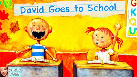 📚 Kids Book Read Aloud: DAVID GOES TO SCHOOL by David Shannon - YouTube