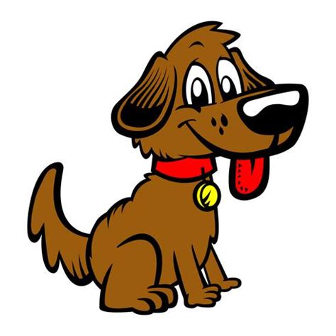 Cute friendly cartoon dog 544641 Vector Art at Vecteezy