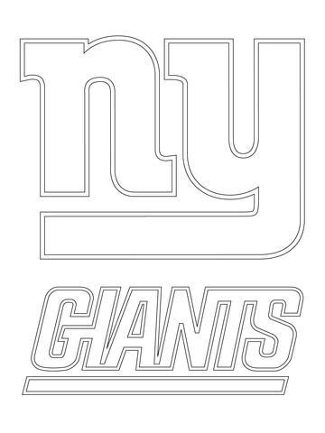 New York Giants Logo coloring page from NFL category. Select from 24284 ...