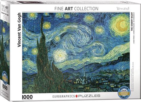 'Starry Night' 1,000 Piece Jigsaw Puzzle | Gogh the starry night ...