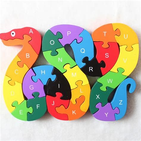 Hot 1Pcs Kids Puzzle Toys Children Learning Toys Puzzle English ...