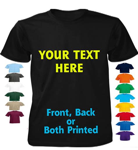 Personalised Custom Printed T Shirts T-Shirt Men Women Stag Hen Tee ...