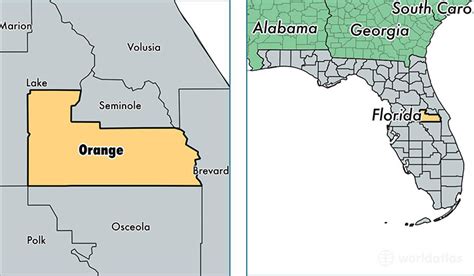 Orange County Florida Map