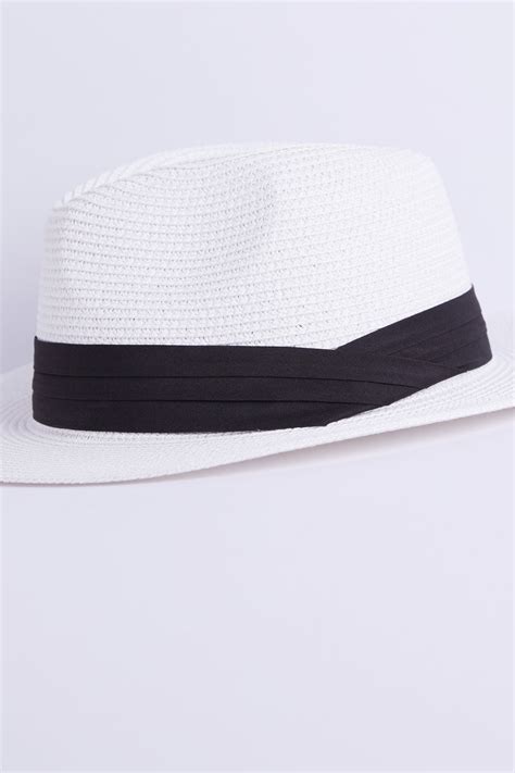 Personalised Straw Fedora Hat - White – HA Designs LTD