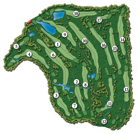 Course Map | Tamarack Golf Club | Oswego,NY - Scriba,NY