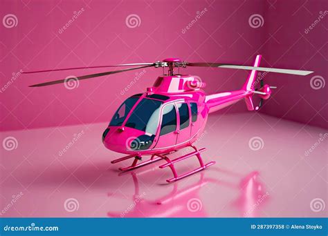 Pink Helicopter. Small Model for Dolls. the Concept of Women S ...