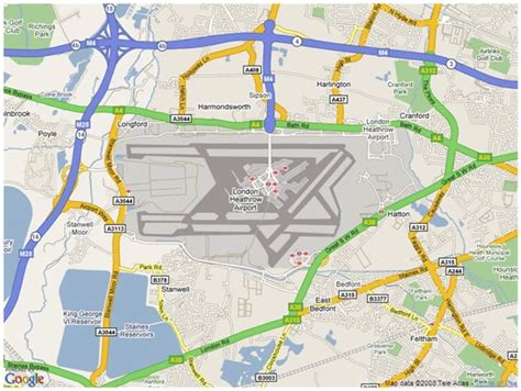 Heathrow Airport Map