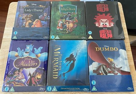 Disney, Studio Ghibli, Marvel Steelbook Blu-Ray Movies ~ Retail ~ NEW ...