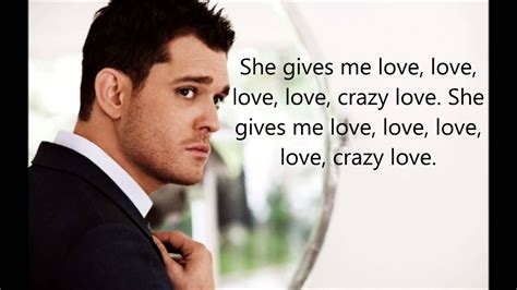 Crazy Love Lyrics by Michael Buble - YouTube