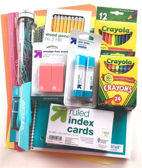 sixth to eighth grade back to school supplies 15 piece bundle students ...