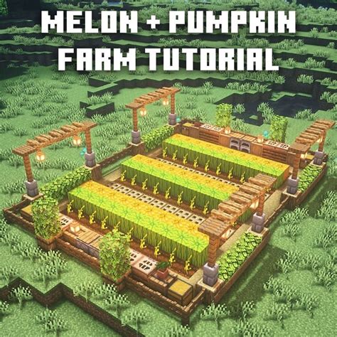 title on the image: Minecraft Modern Farmhouse Tutorial