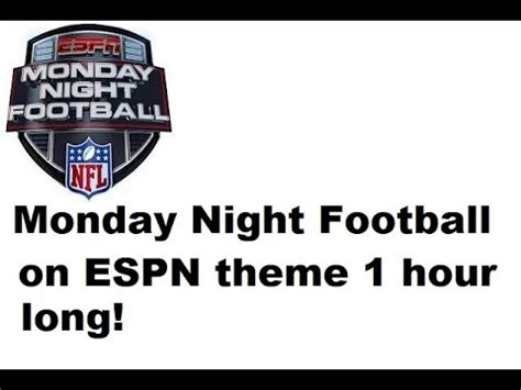 ESPN on Monday Night Football theme song (1 hour)! - YouTube Music