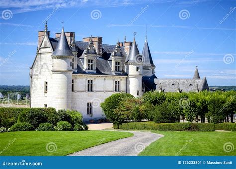 Chateau De Amboise Medieval Castle, Leonardo Da Vinci Tomb. Loire ...