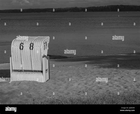 Eckernfoerde beach and harbor Stock Photo - Alamy