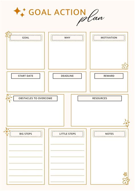 10 Free Printable Goal-Setting Worksheets - Parade