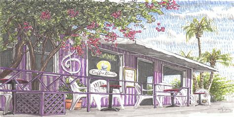 This is a rendition of the Purple Cafe created by Patrick Watson ...