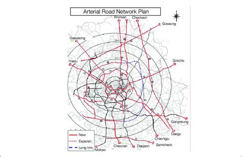 Arterial Road Network Plan in SMR | Download Scientific Diagram