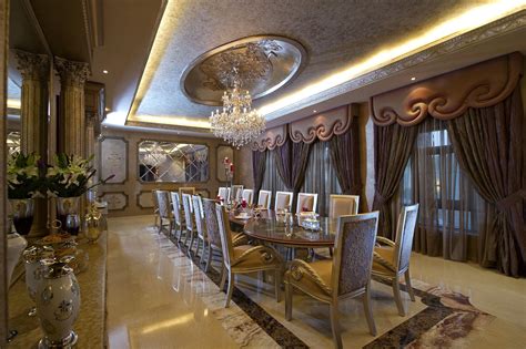 DUBAI VILLA Dining Room by Perla Lichi Design | Glamourous dining room ...