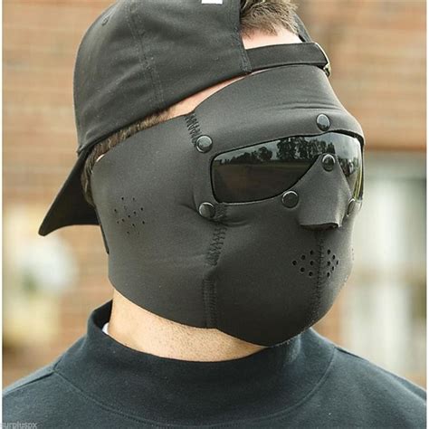 Neoprene Face Mask with Smoke Lens - Black - Swiss Eye | Military ...