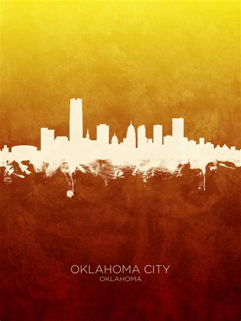 Stunning "Oklahoma City Skyline" Artwork For Sale on Fine Art Prints