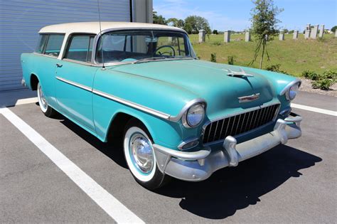 No Reserve: 1955 Chevrolet Bel Air Nomad Project for sale on BaT ...