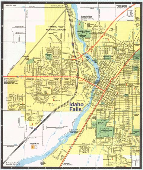 Idaho Falls Idaho City Map - Idaho Falls Idaho • mappery