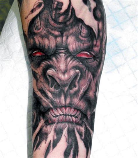 Discover 67+ demon shoulder tattoo best - vova.edu.vn