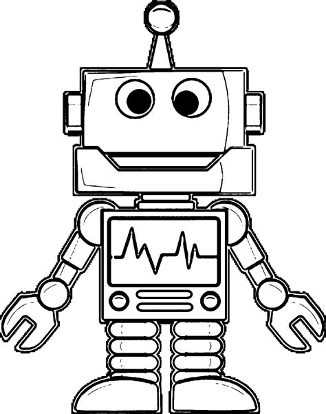 Robot Coloring Pages Printable - Printable Word Searches