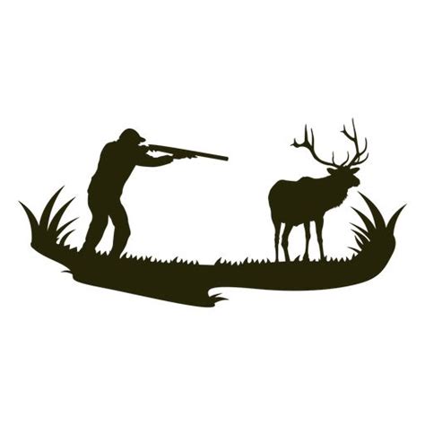 Hunting deer man silhouette #AD , #deer, #man, #silhouette, #Hunting ...