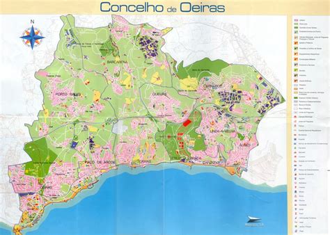 Mapa Do Concelho De Oeiras | Mapa