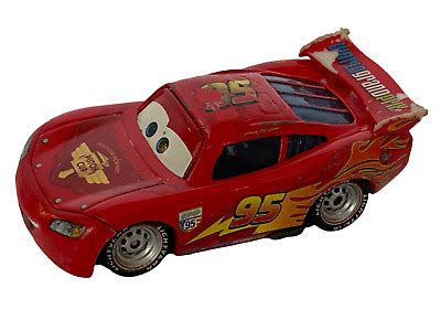 DISNEY PIXAR CARS Lightning McQueen World Grand Prix Piston Cup Toy ...