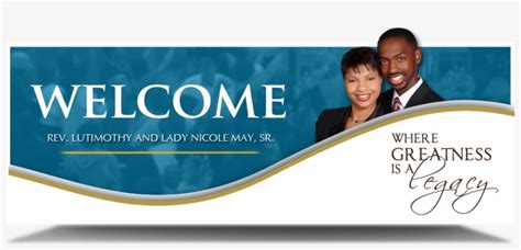 Church Welcome Banners - Church Welcome Banner Transparent PNG ...