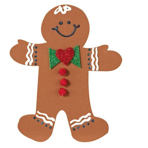 Foam Gingerbread Man at Joann.com | Gingerbread crafts, Xmas crafts ...